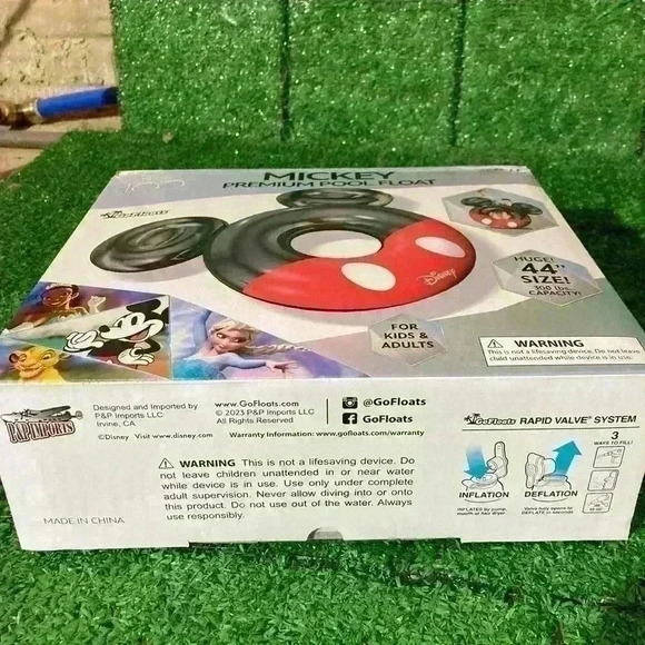 Disney Mickey Mouse Pool Float Party Tube by GoFloats - Picture 8 of 8